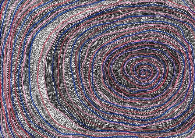 Waves of Time — artwork by Rania Abou Zaki