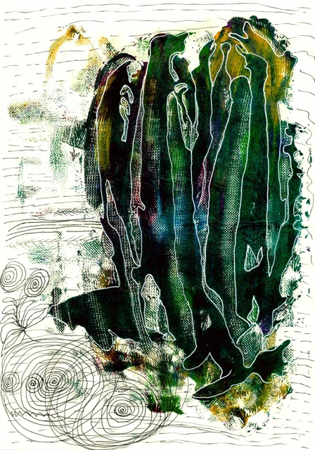 Silent Watchers — artwork by Rania Abou Zaki